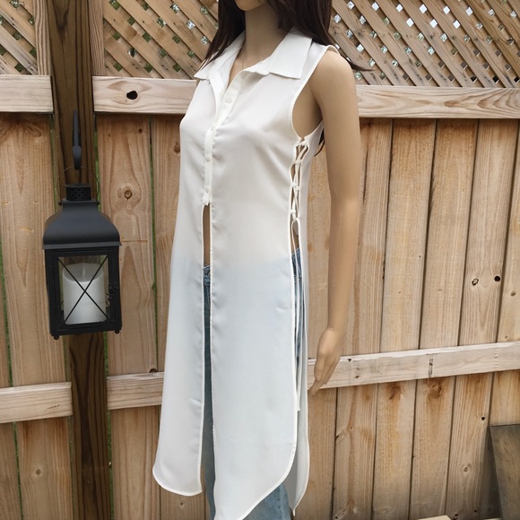 sale SEXY CLASSY LONG TOP - Picture 4 of 8